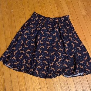 ModCloth Wiener dog skirt Size XL